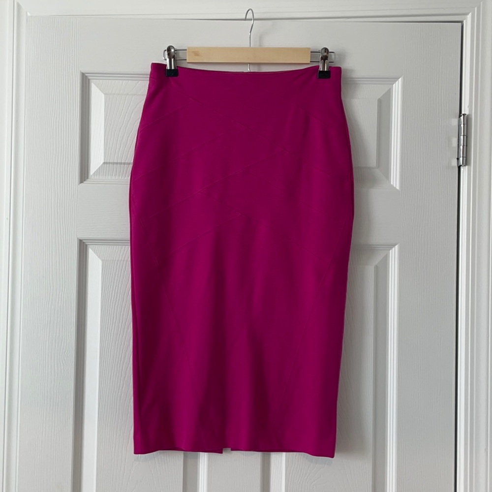 Pink Pencil Skirt